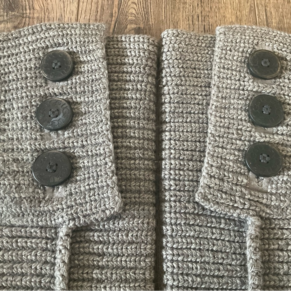 UGG Classic Cardi gray Knit Tall Boot - Picture 5 of 6